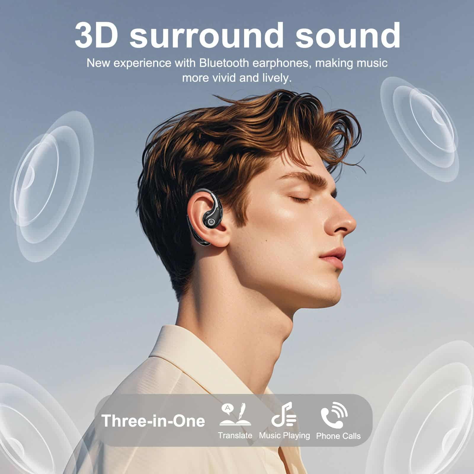 Auriculares de Traducción de Idiomas con Display, 3-en-1 - Imagen 6