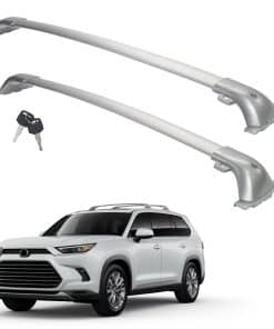 Autekcomma Barras de Techo Resistentes en Plata