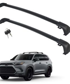 Barras transversales de techo negras de alta resistencia