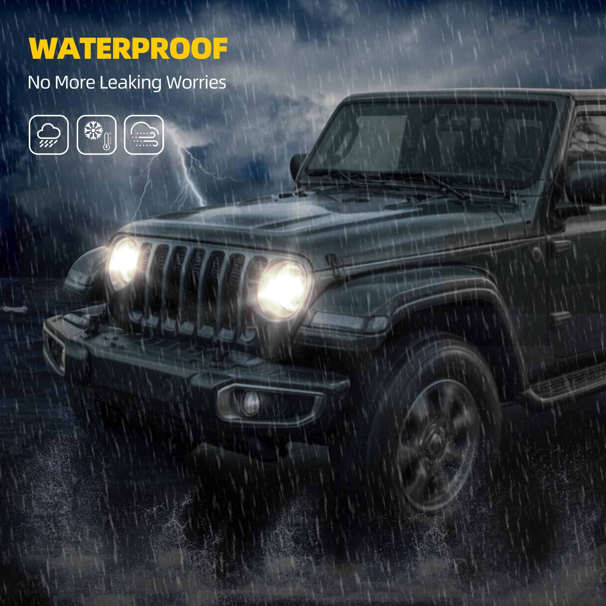 DWVO 2pcs Proyector 7 Pulgadas Faros LED Compatible con - Imagen 6