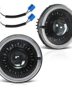 DWVO 2pcs Proyector 7 Pulgadas Faros LED Compatible con