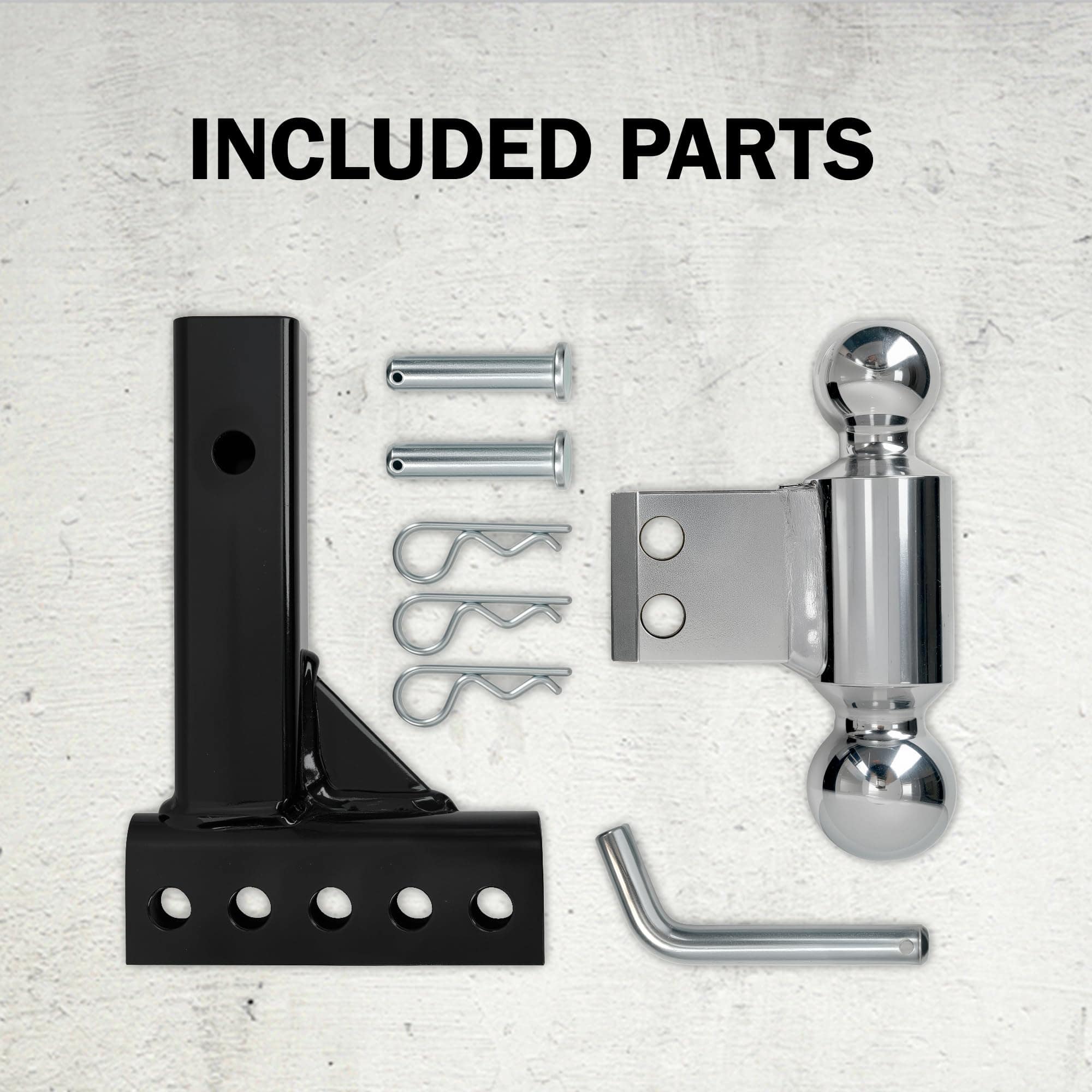 Enganche de Remolque Ajustable de Acero Rockland, Bola - Imagen 10