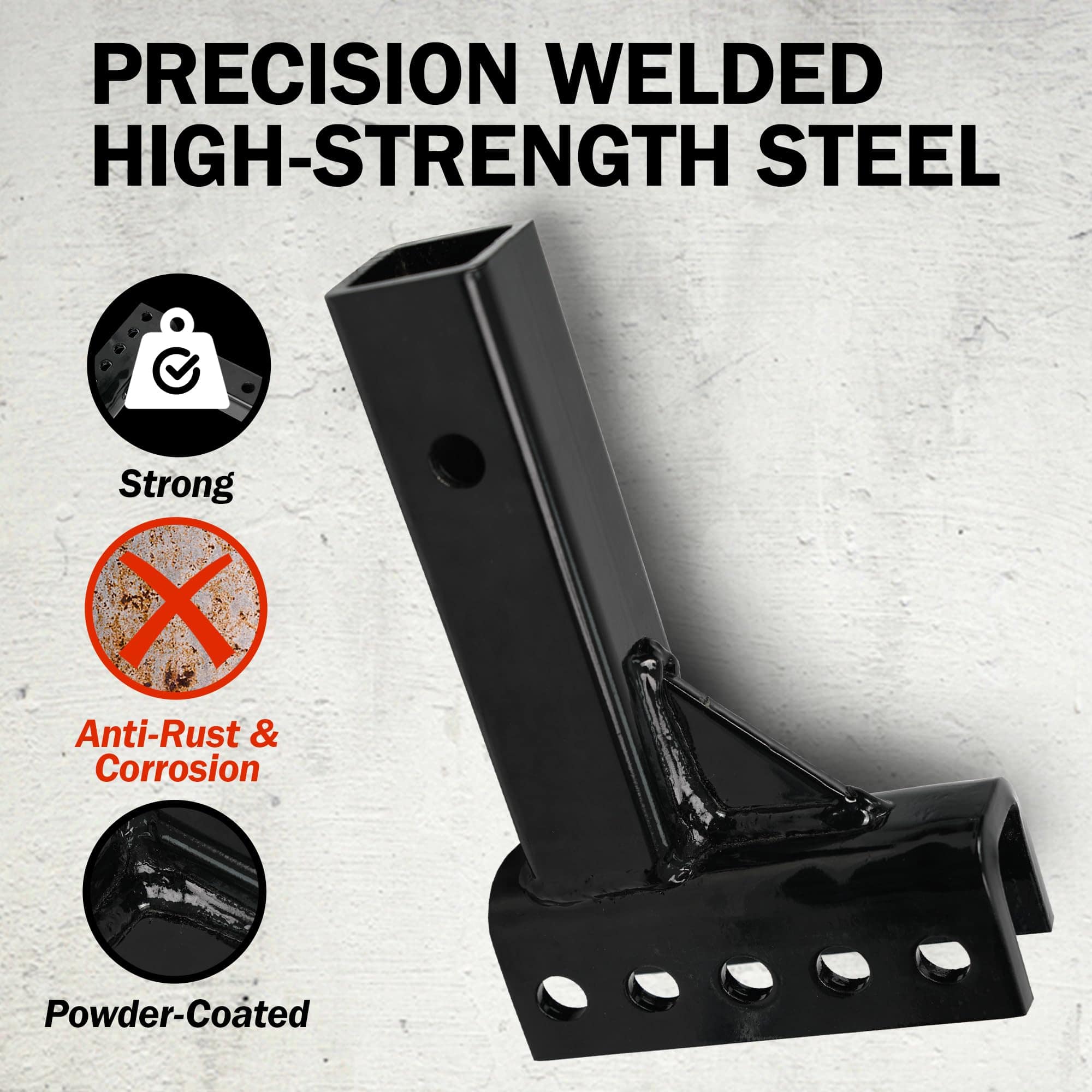 Enganche de Remolque Ajustable de Acero Rockland, Bola - Imagen 3