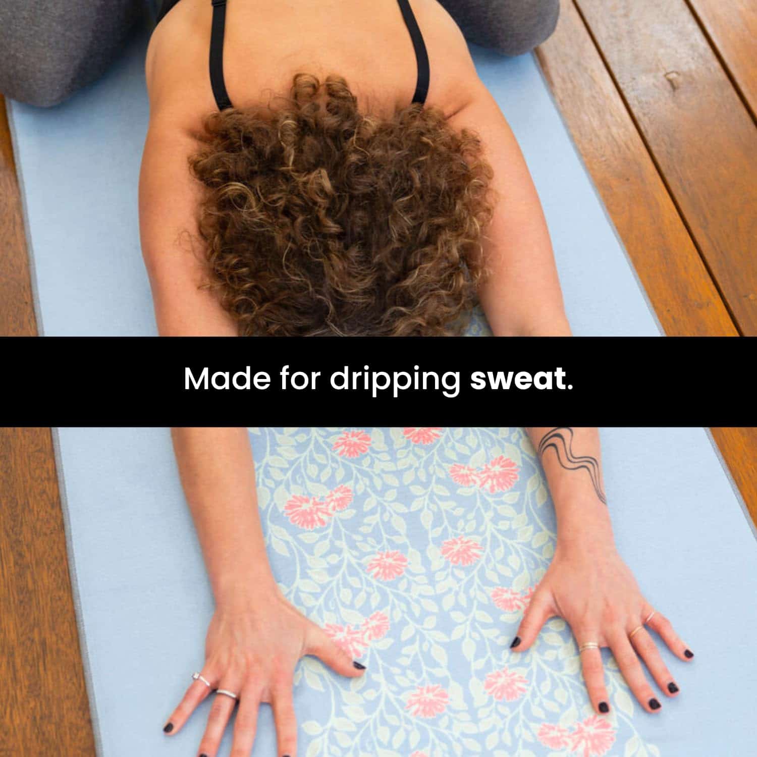 Toalla de Yoga Drip Yoga - Toalla -Whispering Vines - Imagen 5