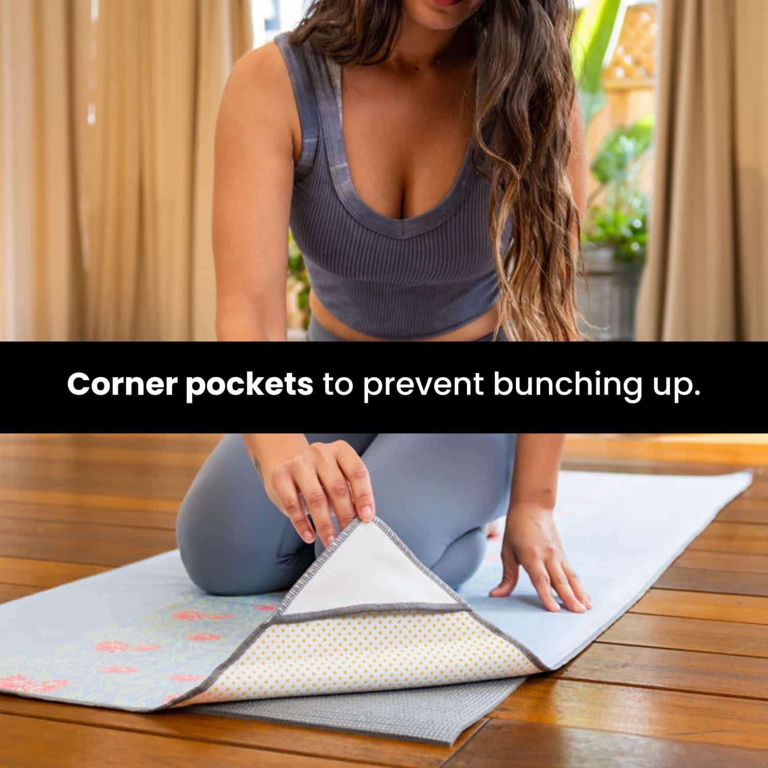 Toalla de Yoga Drip Yoga - Toalla -Whispering Vines - Imagen 7