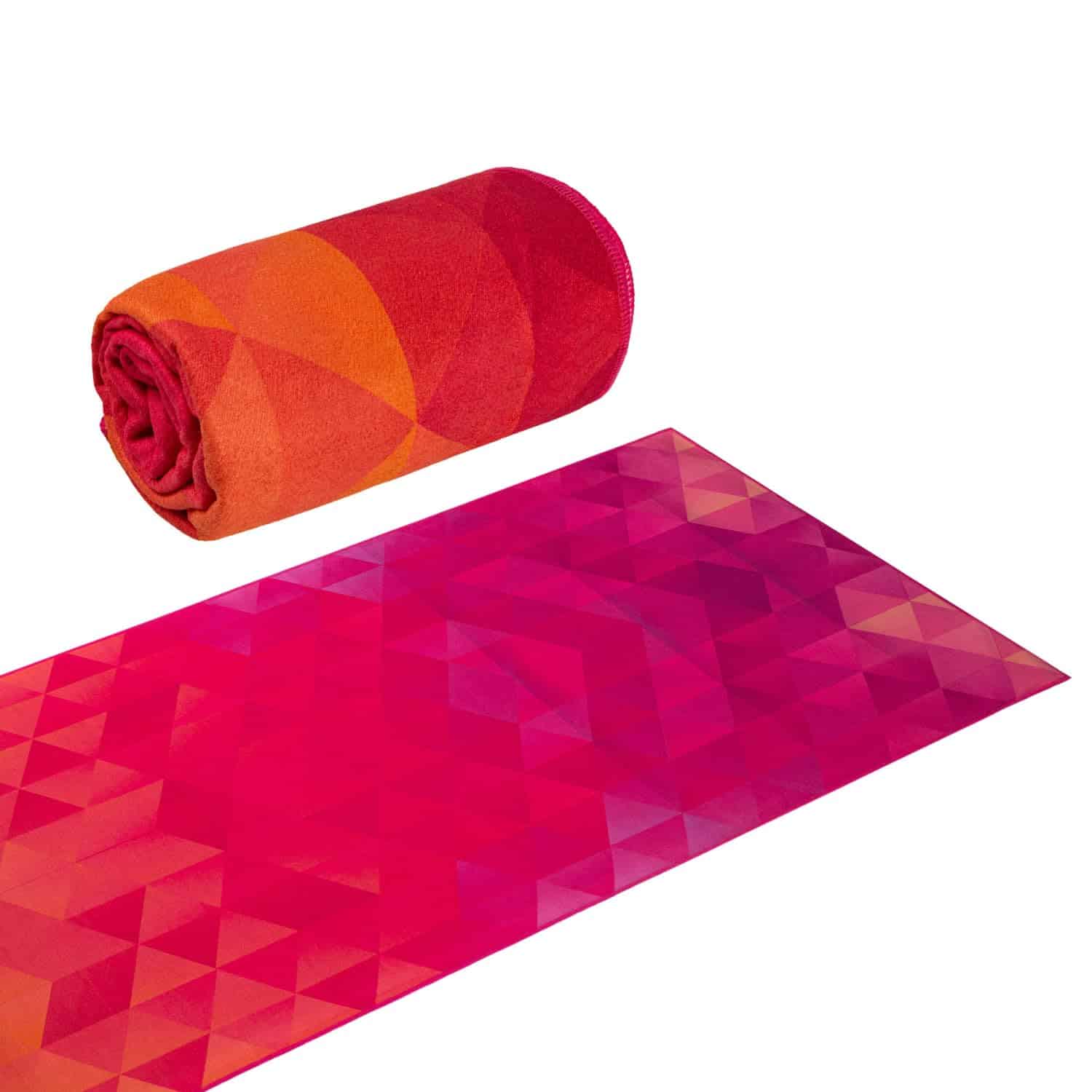 Toalla De Yoga Yoga Drip - Toalla De Yoga -Coral Roots - Imagen 10