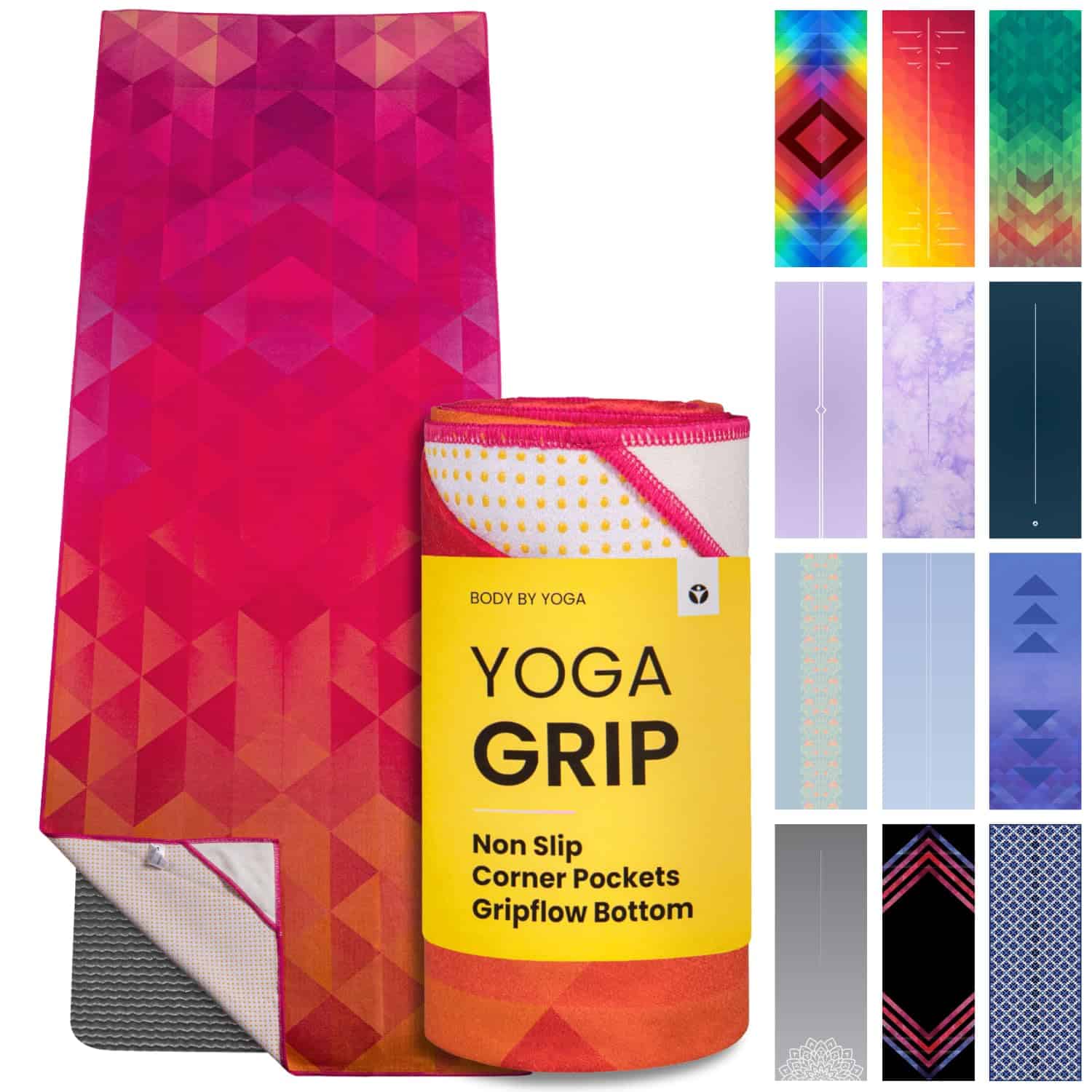 Toalla De Yoga Yoga Drip - Toalla De Yoga -Coral Roots