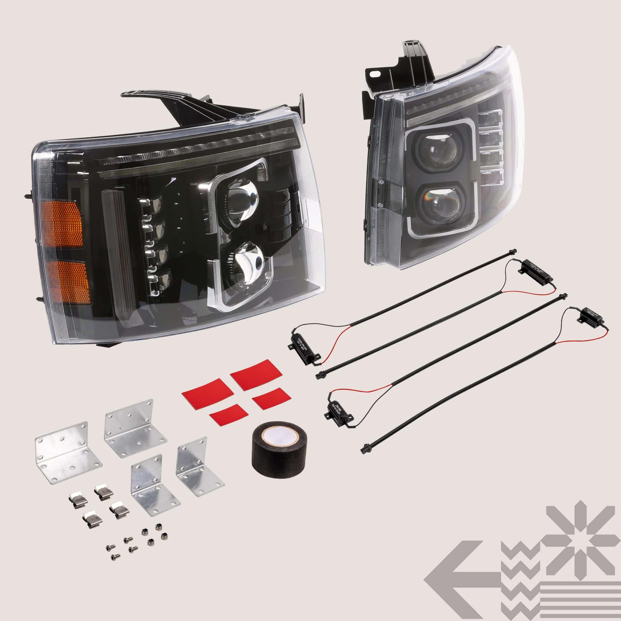 Ensamblaje de Faro LED TRUE MODS Negro de Reemplazo para - Imagen 9