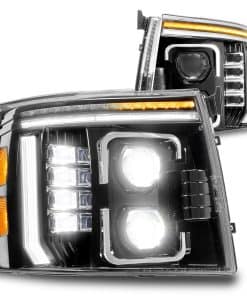 Ensamblaje de Faro LED TRUE MODS Negro de Reemplazo para