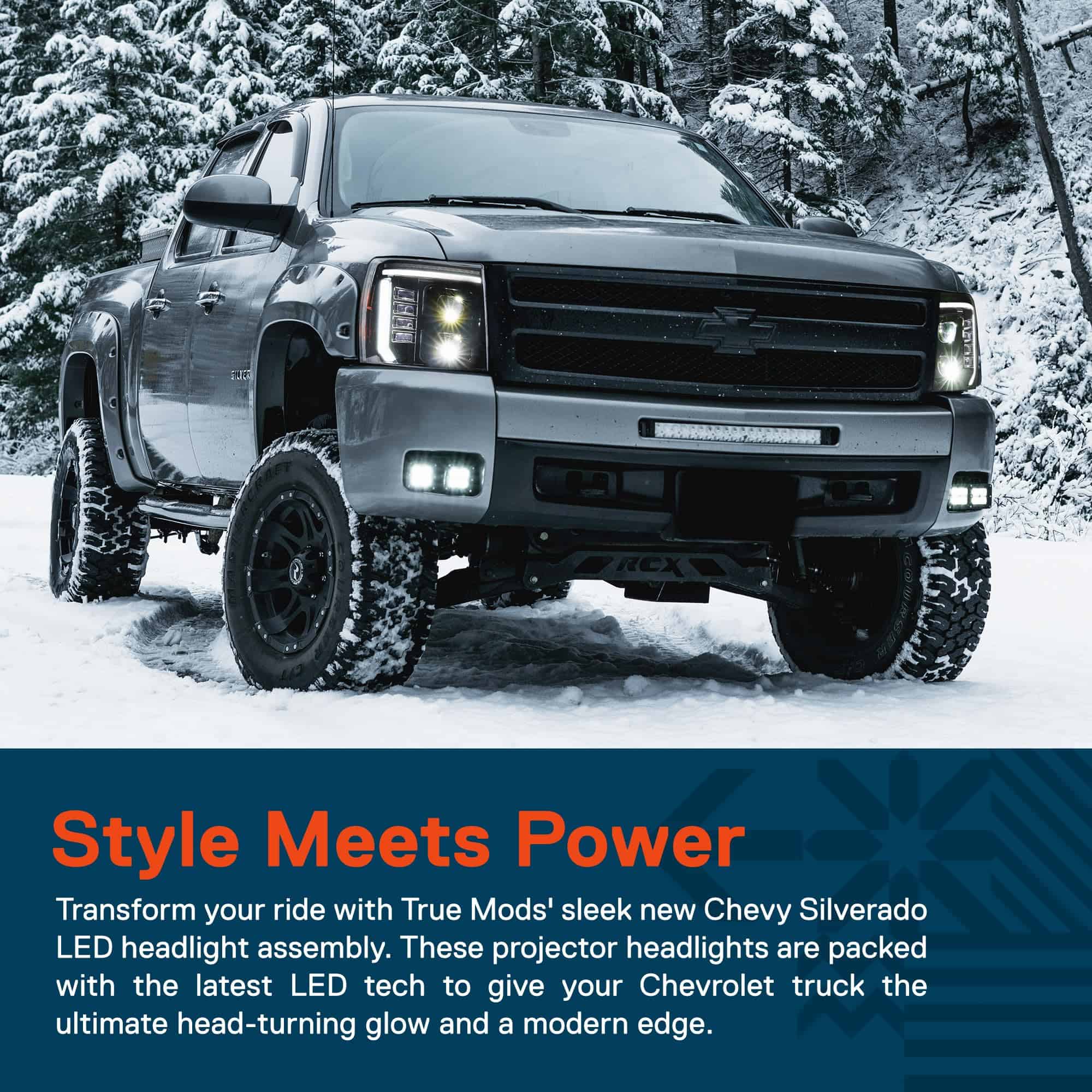 Ensamblaje de Faro LED TRUE MODS Negro de Reemplazo para - Imagen 3