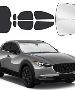 Juego de 8 sombrillas para ventanas de automóvil para Mazda