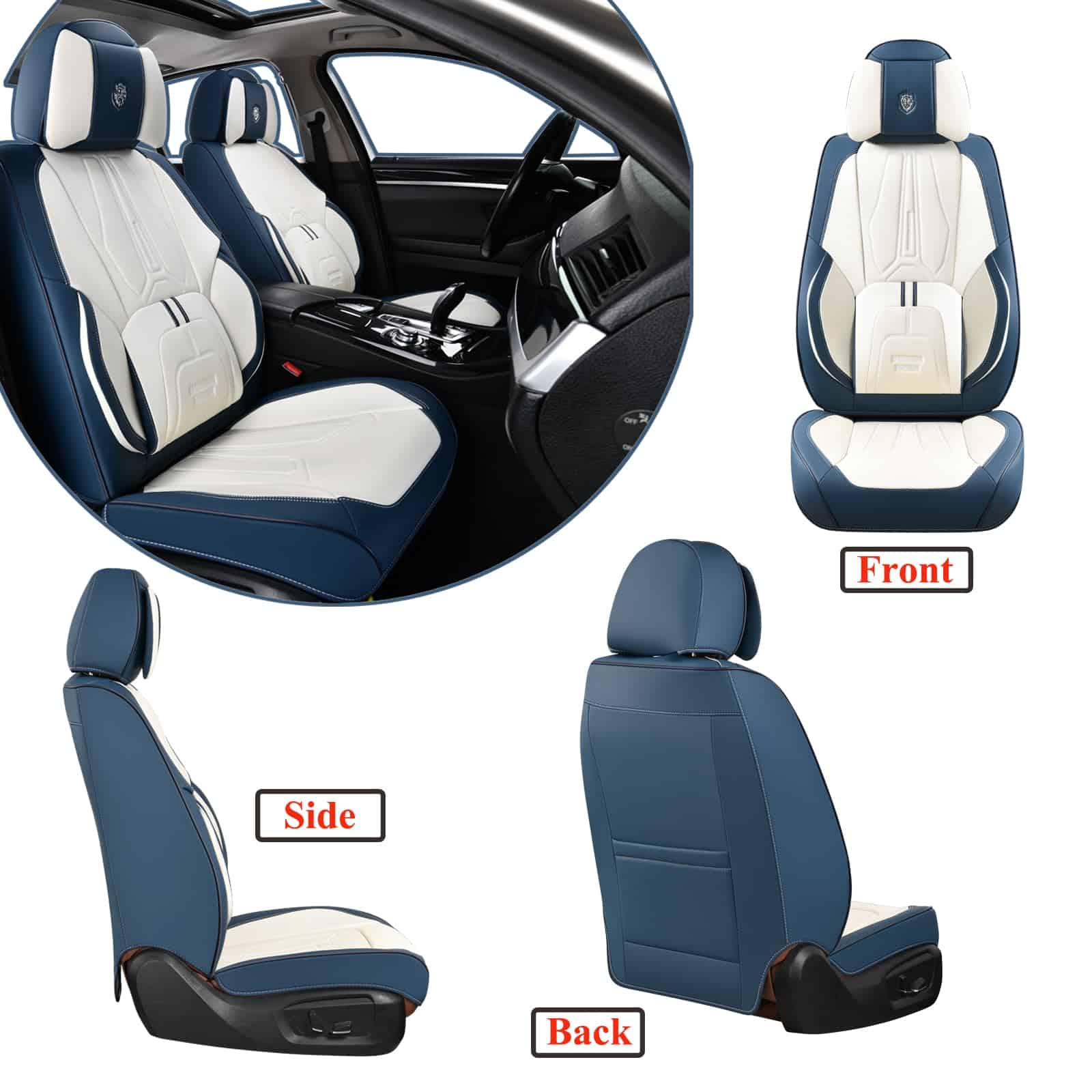 Cubiertas de Asiento para Coche Chifengzun Juego Completo, - Imagen 4