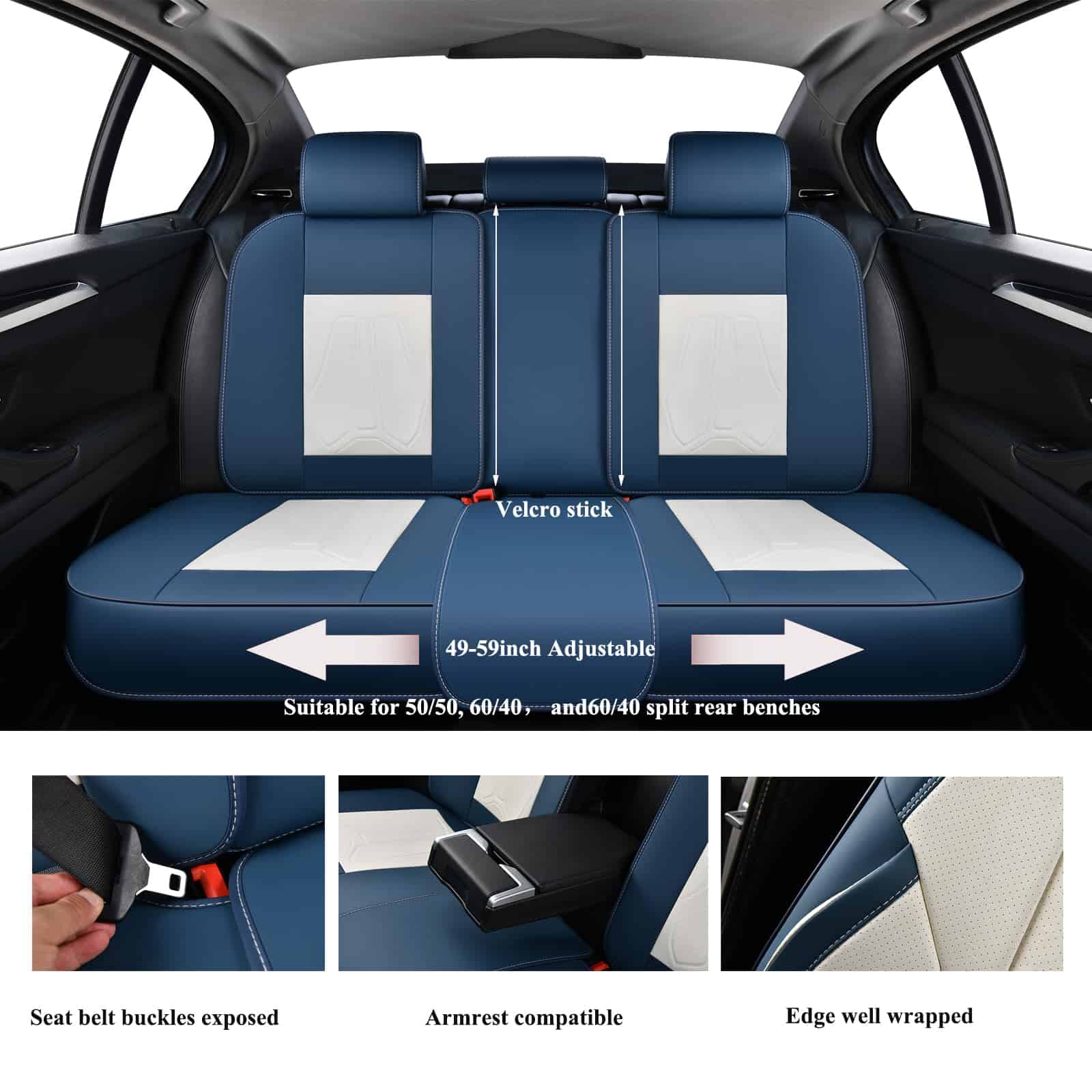 Cubiertas de Asiento para Coche Chifengzun Juego Completo, - Imagen 6