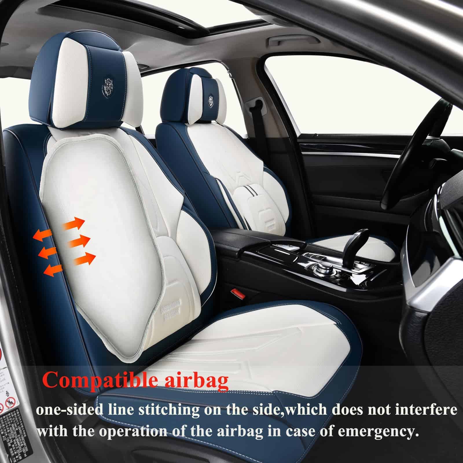 Cubiertas de Asiento para Coche Chifengzun Juego Completo, - Imagen 5