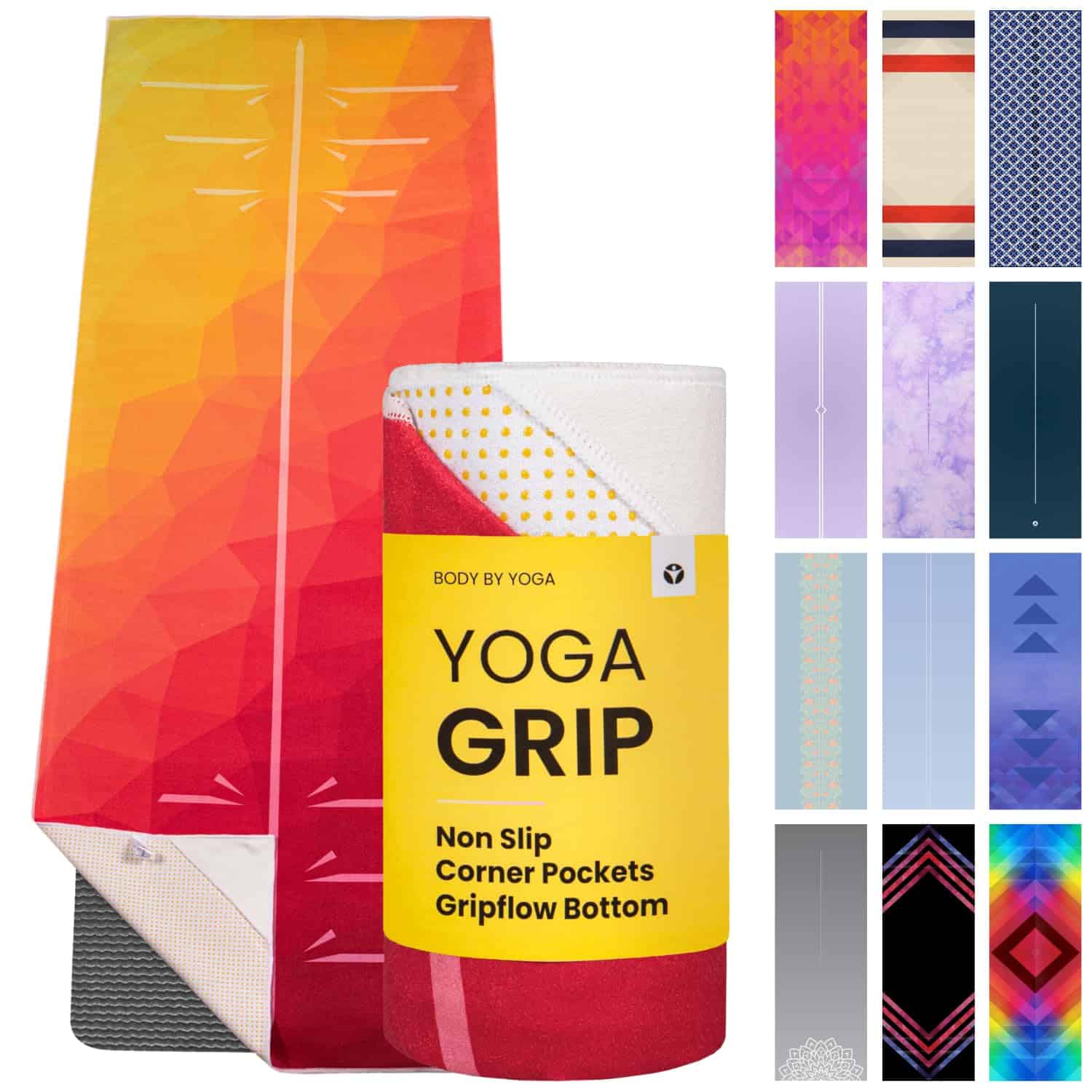 Toalla de Yoga Yoga Drip - Toalla Antideslizante para Yoga - Imagen 10