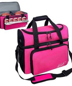 Bolso de Bola de Boliche WOLT de 2 Bolas, con Soporte