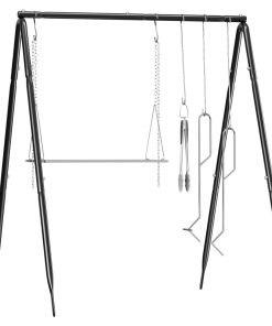 Soporte para Parrilla de Campamento DPZM con Rejilla de