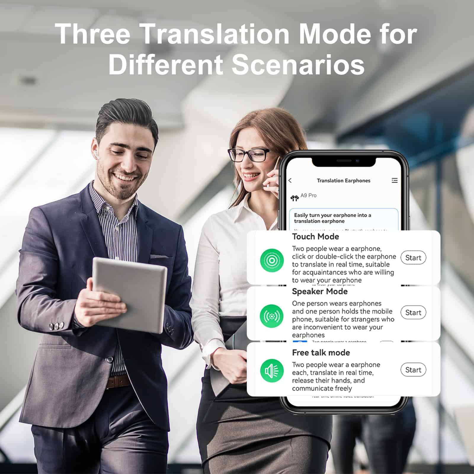 Mozeyerh Ai Translation Earbuds Tiempo Real, 150 Idiomas - Imagen 5