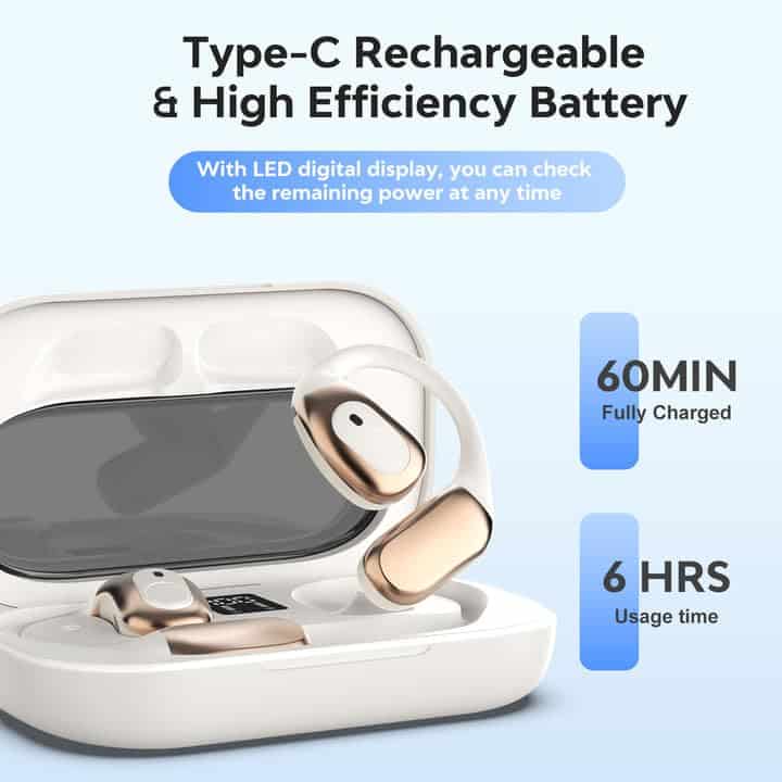 AI OWS Language Translator Earbuds, Traductor de Idiomas en - Imagen 6