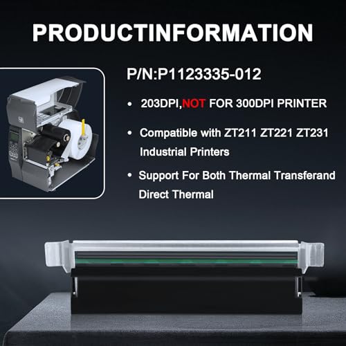 Cabezal de Impresión Térmica Nuevo para -Negro - Imagen 8