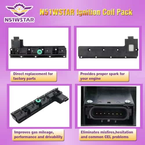 Conjunto de bobina de encendido trasera N51WSTAR de 1 - Imagen 8