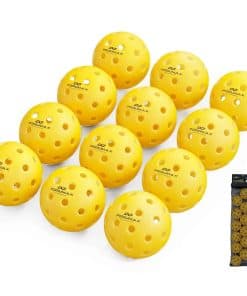 Pelotas de Pickleball Interior PodiuMax, Paquete de 12