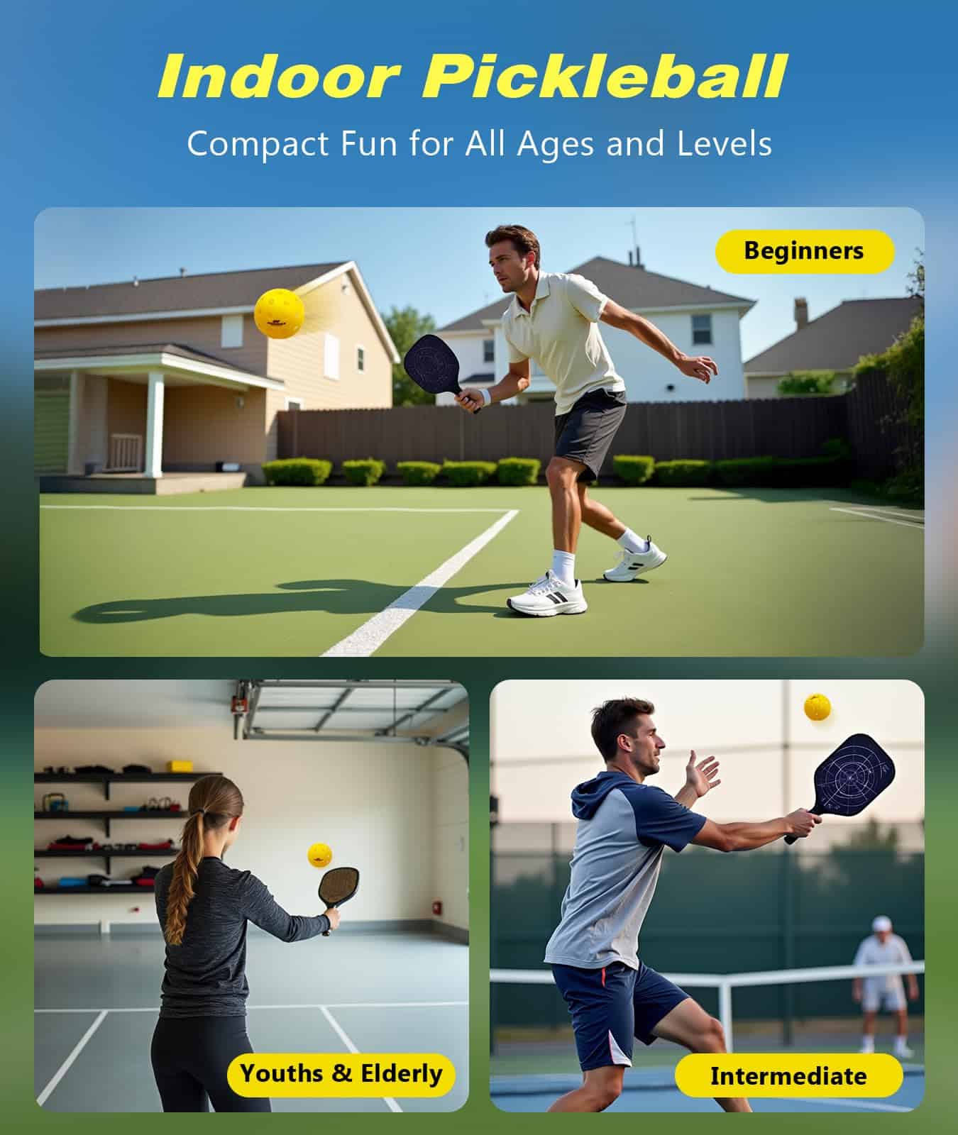 Pelotas de Pickleball Interior PodiuMax, Paquete de 12 - Imagen 6