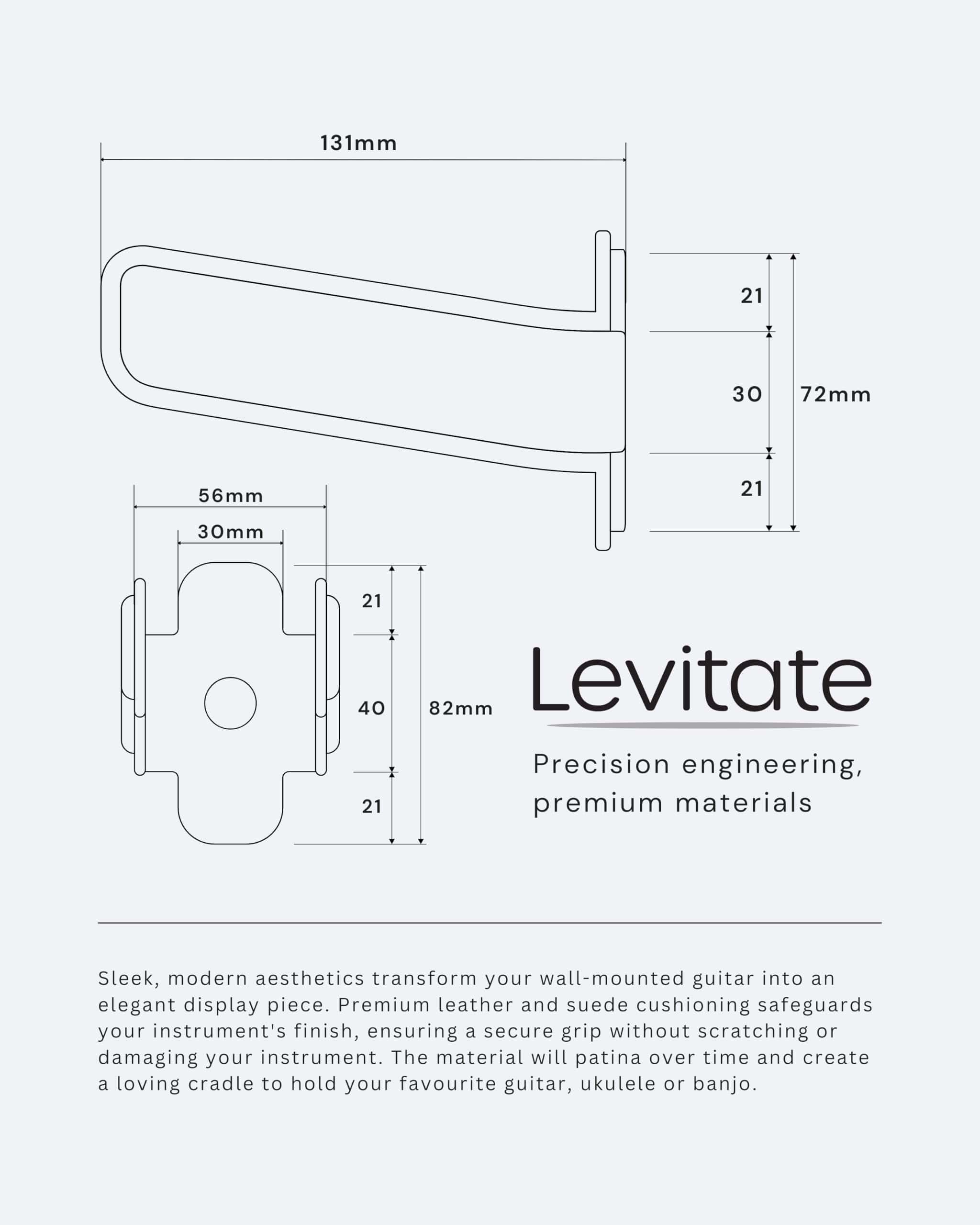 Colgador de Pared Levitate Noisy Clan para Guitarra - - Imagen 9