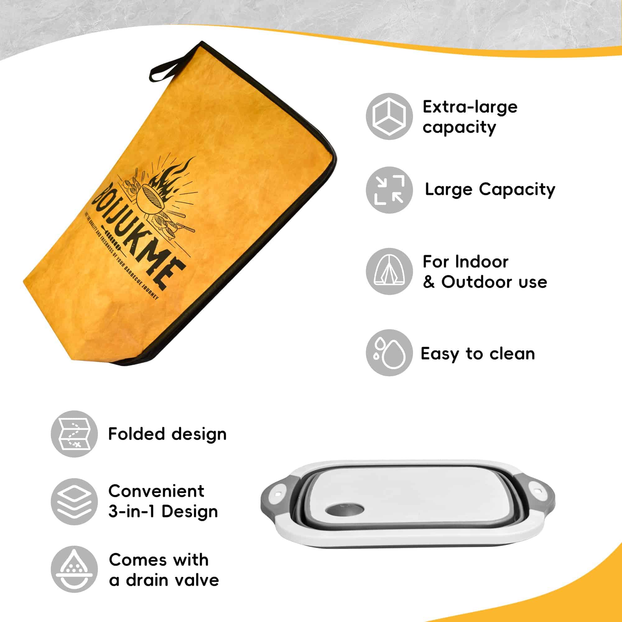 Manta de Barbacoa para Reposar Carne, Bolsa Aislante para - Imagen 6