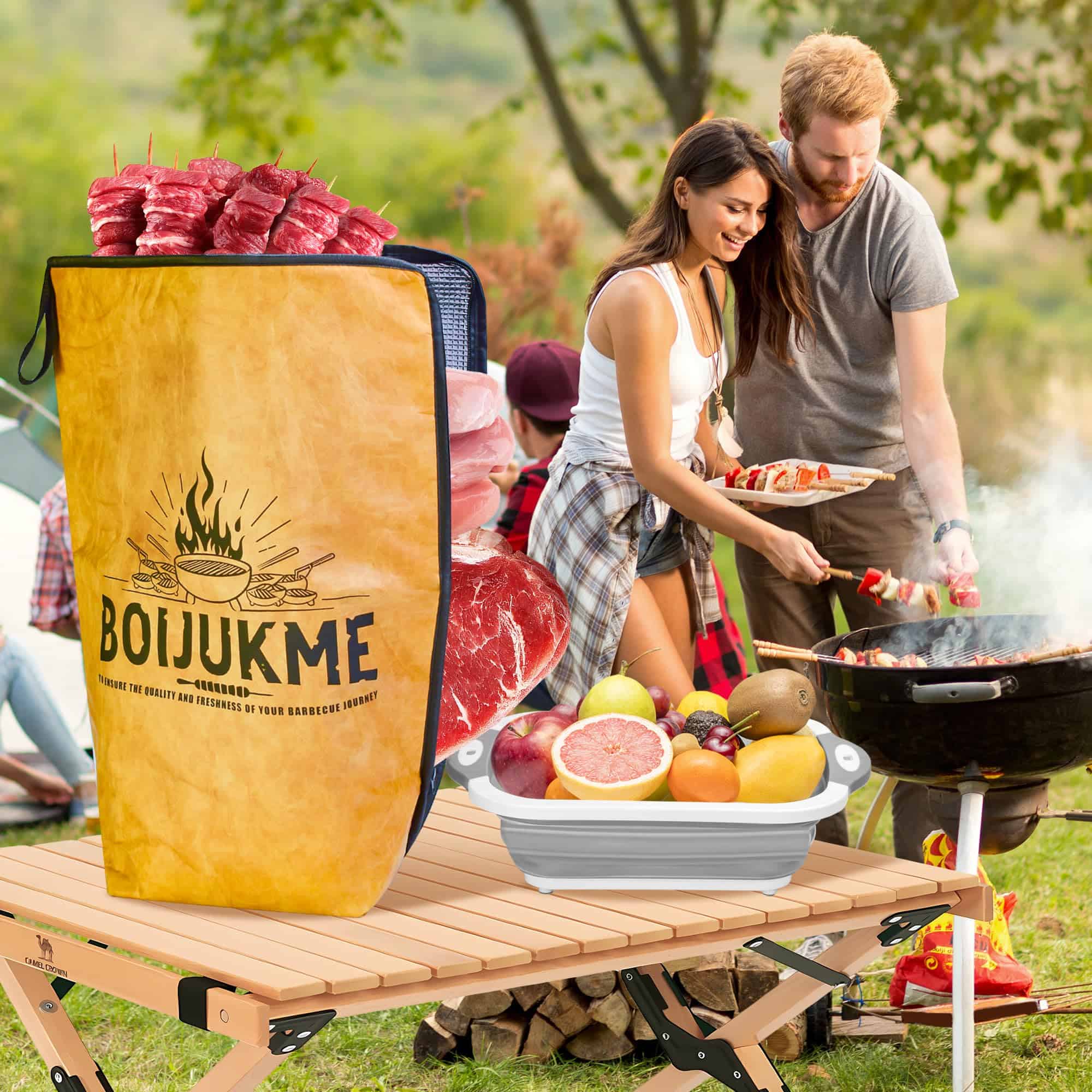 Manta de Barbacoa para Reposar Carne, Bolsa Aislante para - Imagen 3