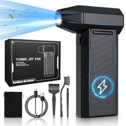 Soplador de Aire Comprimido con Luces LED, Soplador de Aire