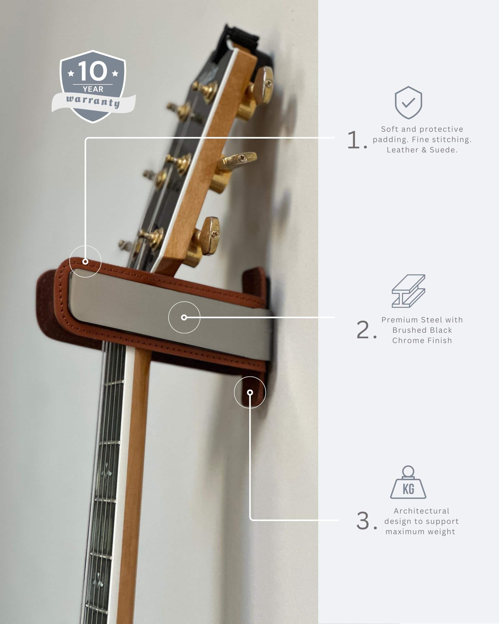 Colgador de Pared Levitate Noisy Clan para Guitarra - - Imagen 3