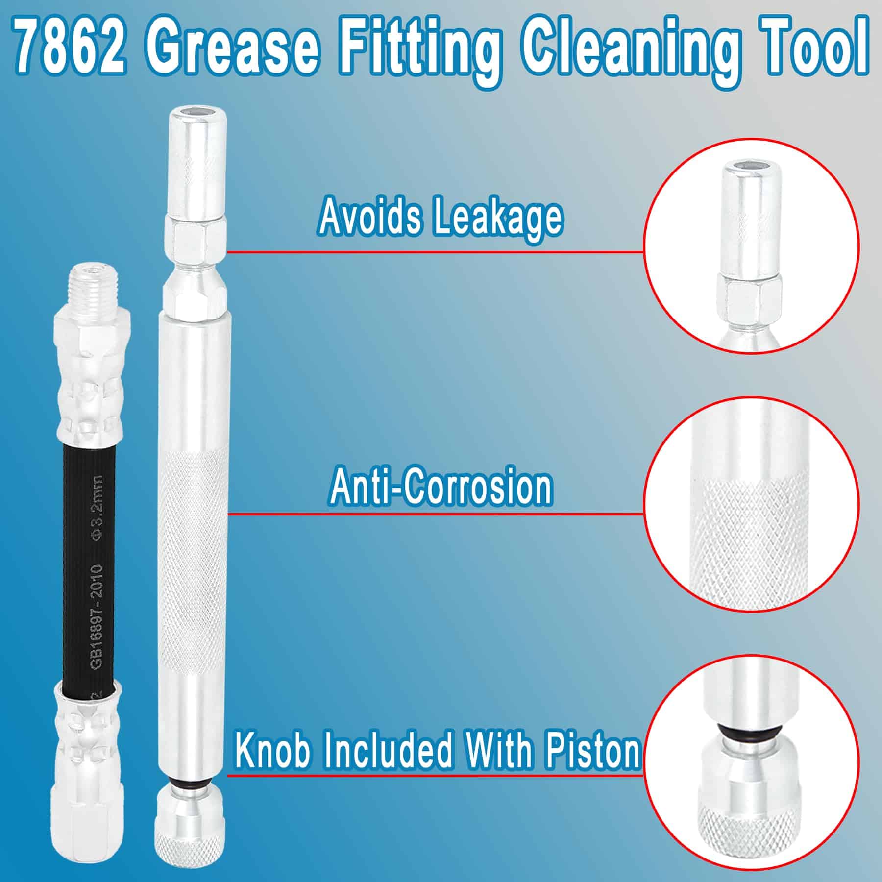Kit de herramientas para limpieza de engrasadores 7862, - Imagen 4