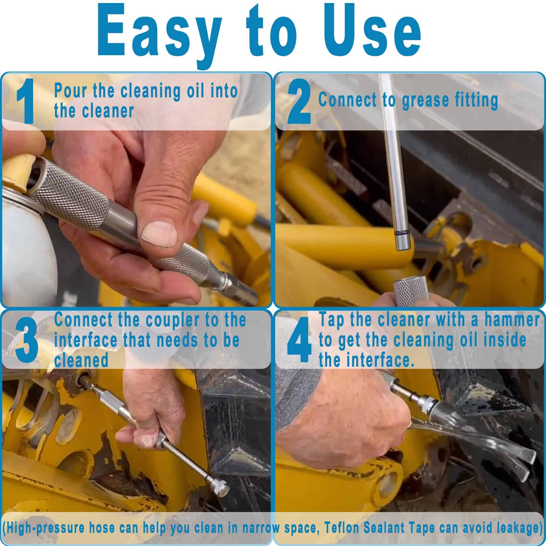 Kit de herramientas para limpieza de engrasadores 7862, - Imagen 6