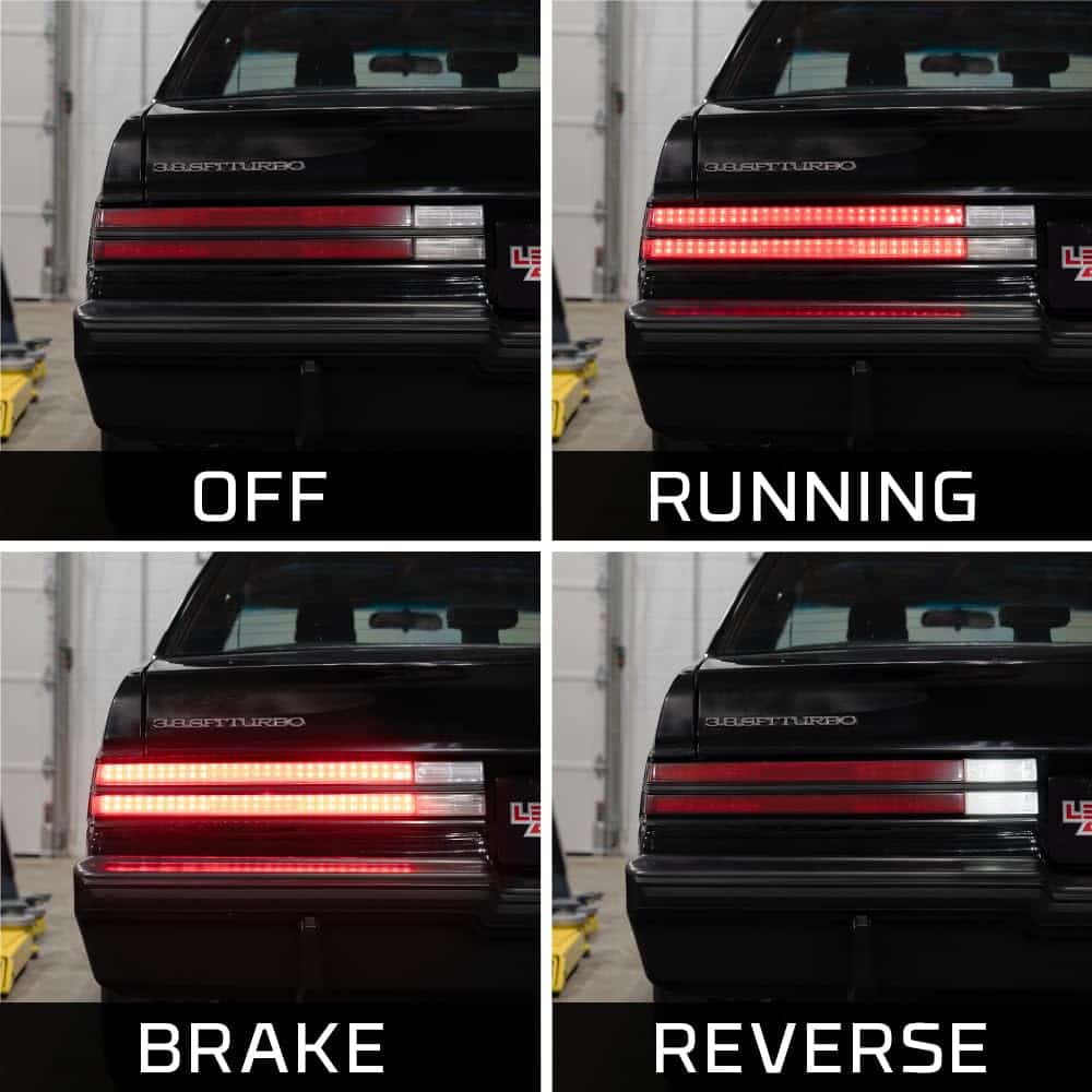 Kit de luces traseras LEDGlow RestoLights rojas LED para - Imagen 5