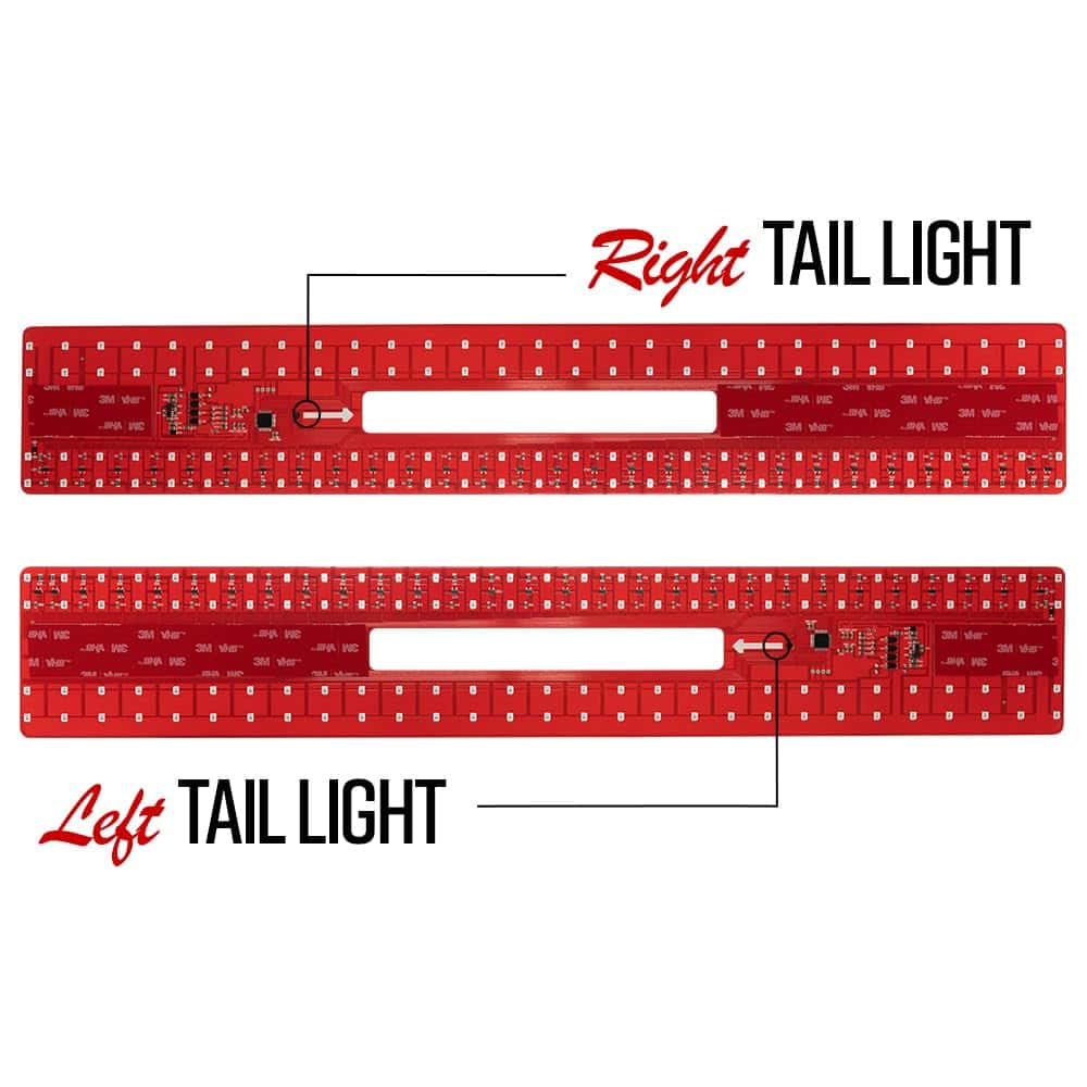 Kit de luces traseras LEDGlow RestoLights rojas LED para - Imagen 3