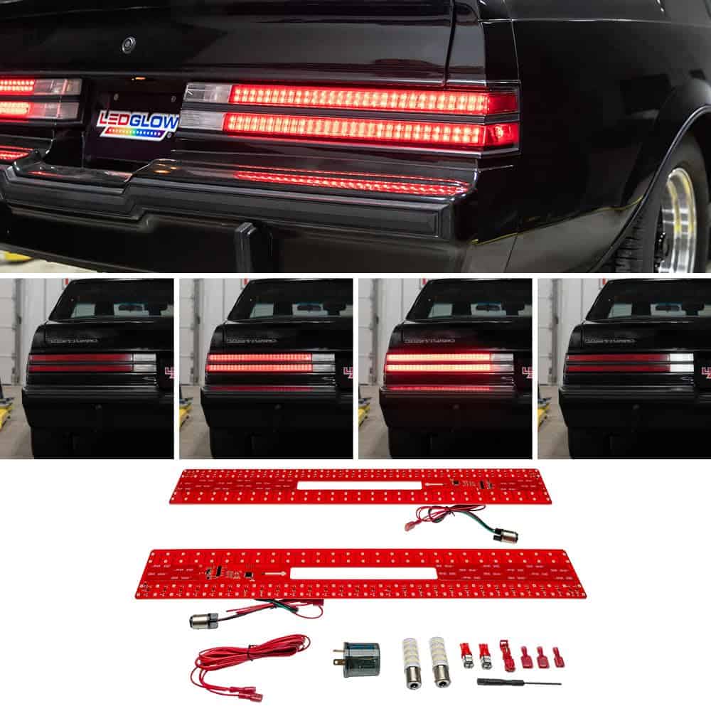 Kit de luces traseras LEDGlow RestoLights rojas LED para - Imagen 8
