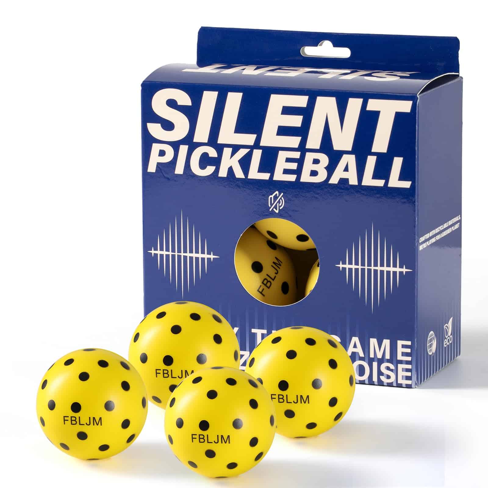Set de Pickleball Silencioso FBLJM para Diversión Interior