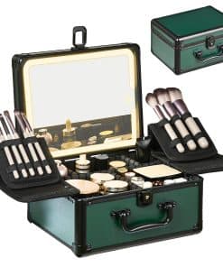 Estuche de Maquillaje GALHUBIS con -Negro Verde