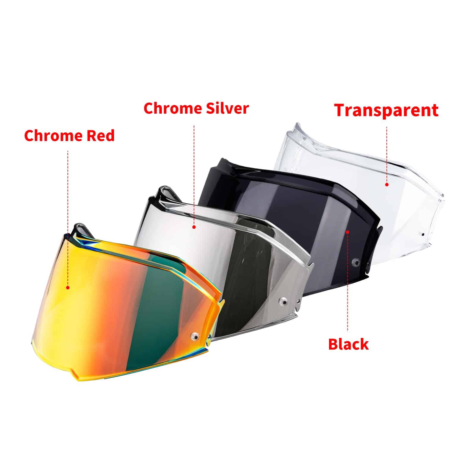 Visera de repuesto Valiant II para casco de motocicleta - Imagen 10