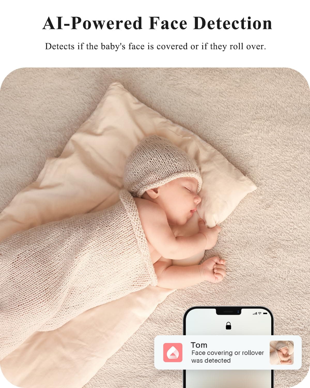 Monitor de Video para Bebés WUUK de 4MP, Pantalla de 5.5 - Imagen 4