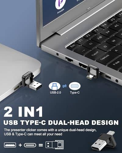 Clicker de Presentación Inalámbrico con Control del Mouse - Imagen 9