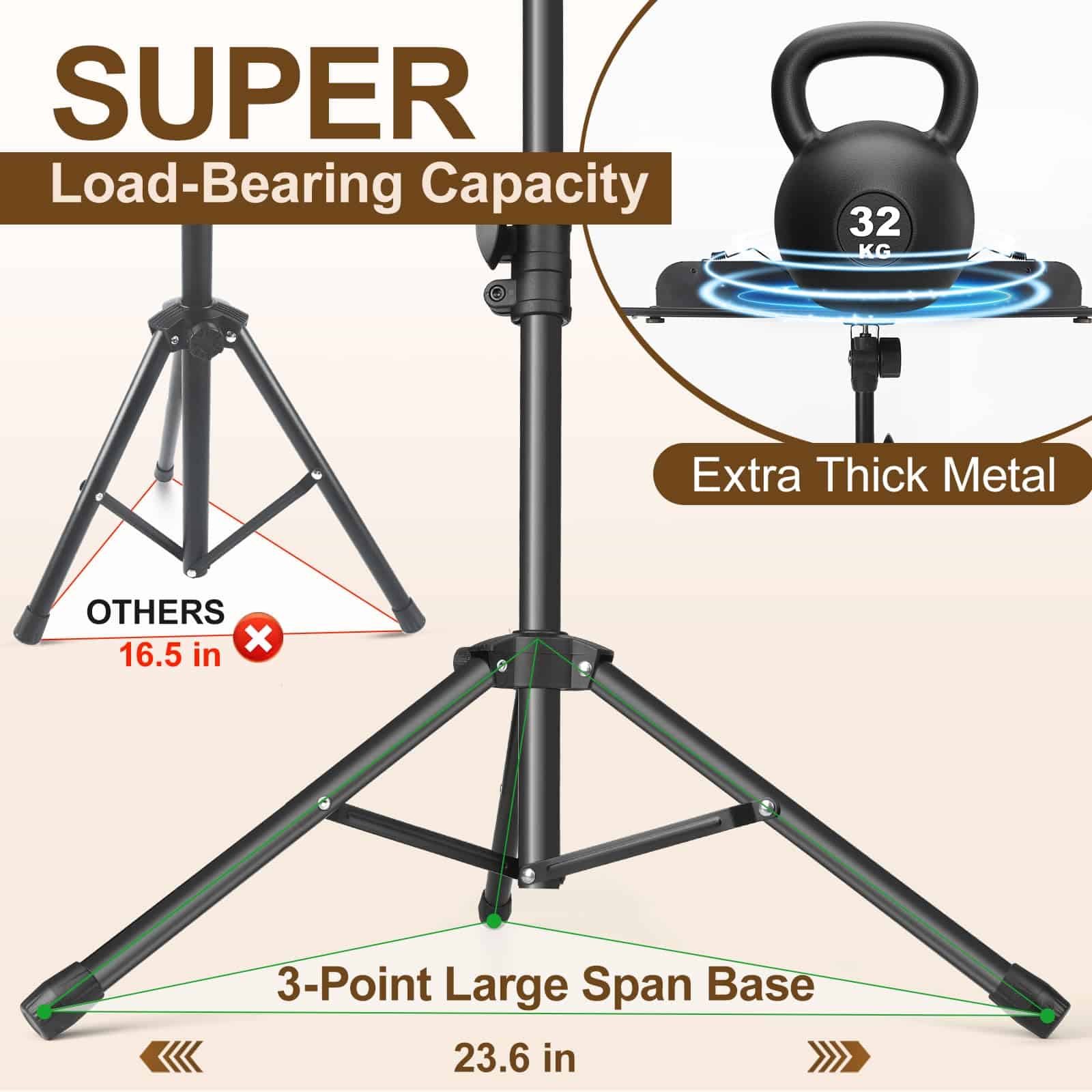 Soporte para partituras, Soporte plegable para música - Imagen 6