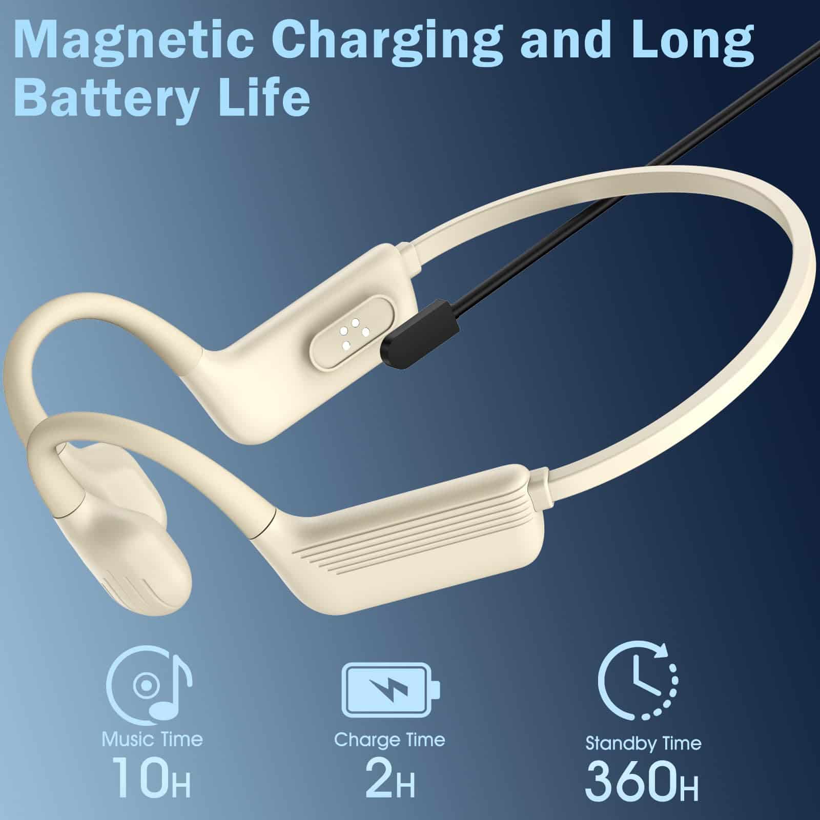 Auriculares de natación Marlall - Auriculares -Beige - Imagen 8