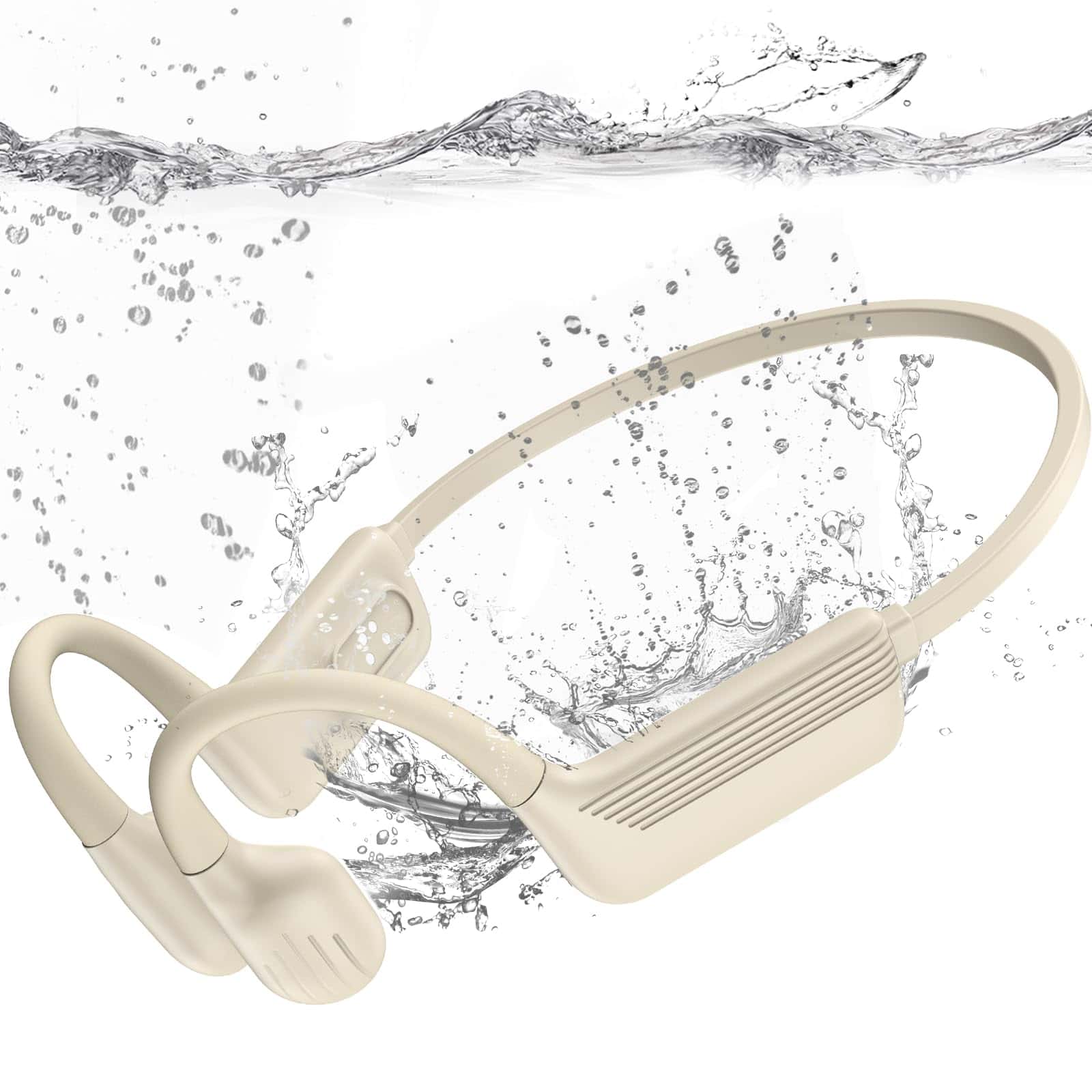 Auriculares de natación Marlall - Auriculares -Beige