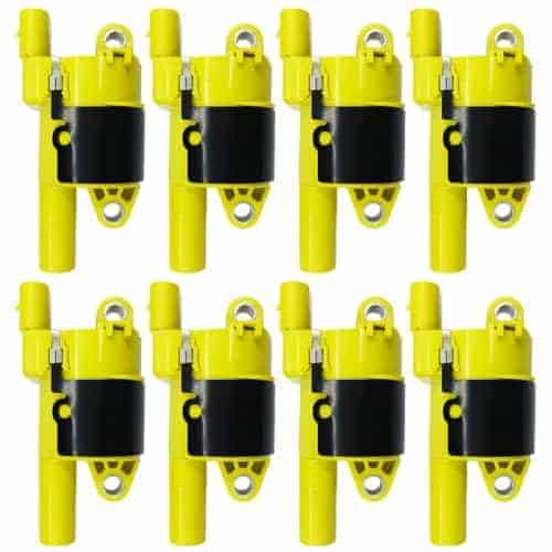 Conjunto de 8 paquetes de bobinas de encendido redondas de
