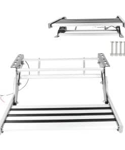 Escalón RV GLEAMYNHD con Luz LED de 12V, Plegable de