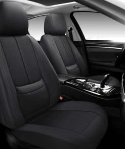 Cubre asientos de cuero de cobertura completa para