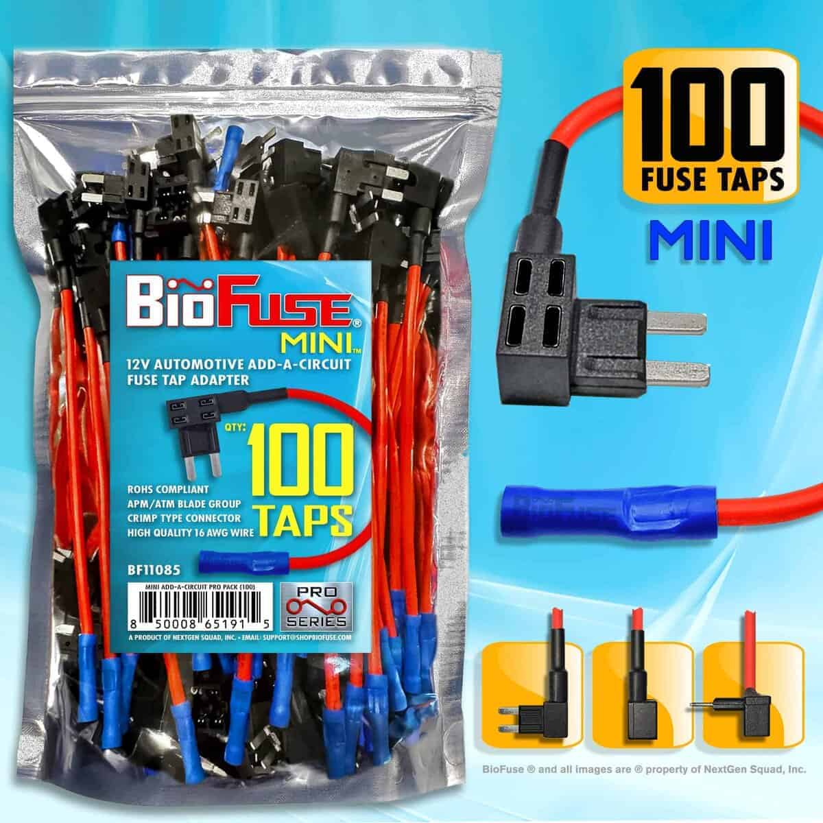 Paquete de 100 porta fusibles adicionales para coche - Imagen 5