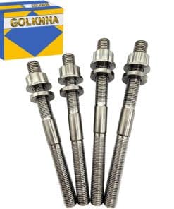 GOLKNHA 400EX Cilindro Pernos de Cárter de Titanio
